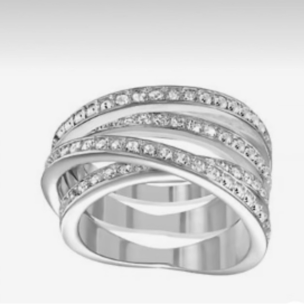 Swarovski 5 band ring